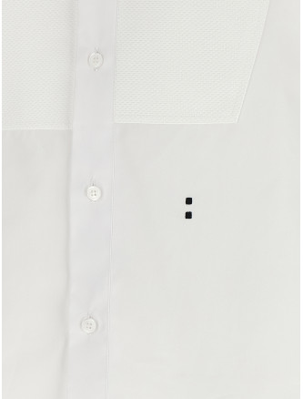 Рубашка FENDI poplin shirt with plastron piqué (FS8390AMVLF0QA0) #