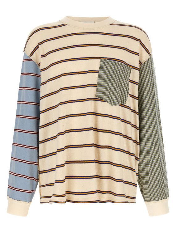 Свитер SONG FOR THE MUTE Stripes rugby shirt (262MJP017RGBSCHKCHALK) #1