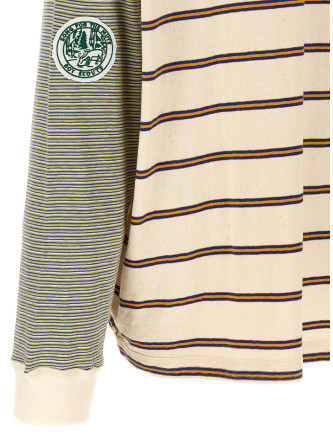 Свитер SONG FOR THE MUTE Stripes rugby shirt (262MJP017RGBSCHKCHALK) #