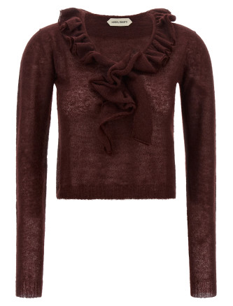 Свитер ALBERTA FERRETTI Ruffled sweater