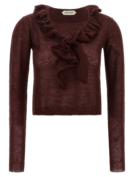 Свитер ALBERTA FERRETTI Ruffled sweater (A092466020106) #1