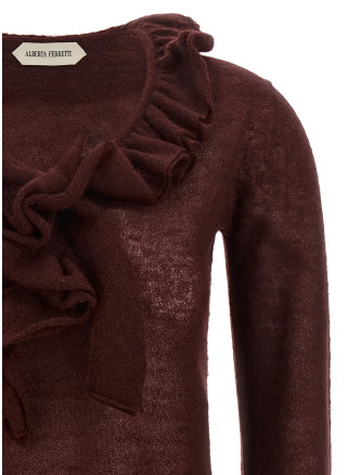 Свитер ALBERTA FERRETTI Ruffled sweater (A092466020106) #