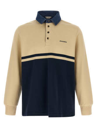 Поло J.W.ANDERSON Contrast collar polo shirt