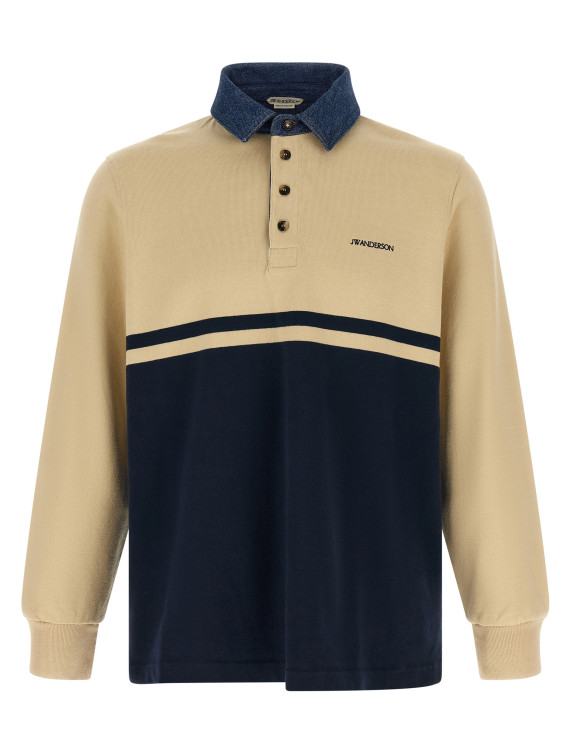 Поло J.W.ANDERSON Contrast collar polo shirt (JO0298PG1938027) #1