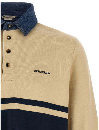 Поло J.W.ANDERSON Contrast collar polo shirt (JO0298PG1938027) #