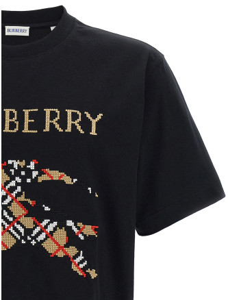Футболка BURBERRY Cross stitch t-shirt (8109021BLACK) #