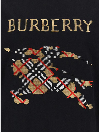 Футболка BURBERRY Cross stitch t-shirt (8109021BLACK) #