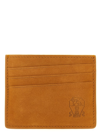 Кошелёк BRUNELLO CUCINELLI Suede card holder