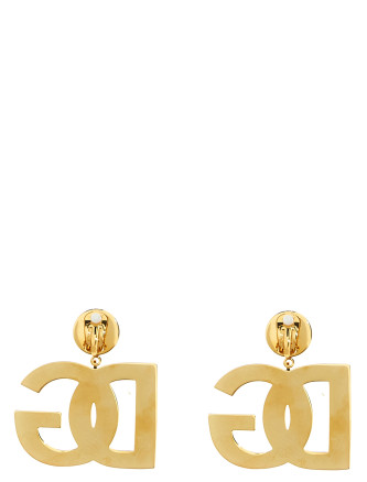 Серьги DOLCE & GABBANA Crystal logo earrings (WEN6P3W1111ZOO00) #