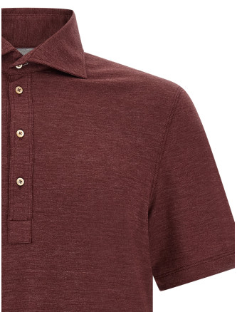 Поло BRUNELLO CUCINELLI French collar polo shirt (MM8543915C010) #