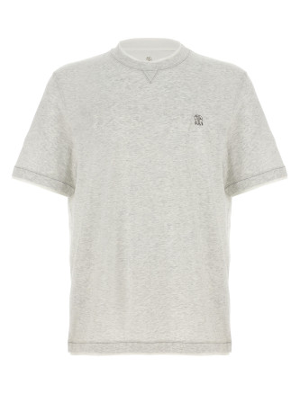 Футболка BRUNELLO CUCINELLI Layered T-shirt