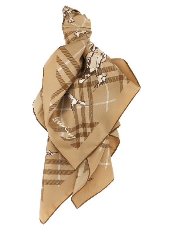 Шарф BURBERRY 'Check Mates' (8131637FINCHBEIGE) #1