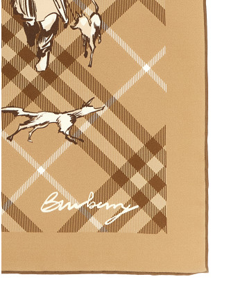 Шарф BURBERRY 'Check Mates' (8131637FINCHBEIGE) #