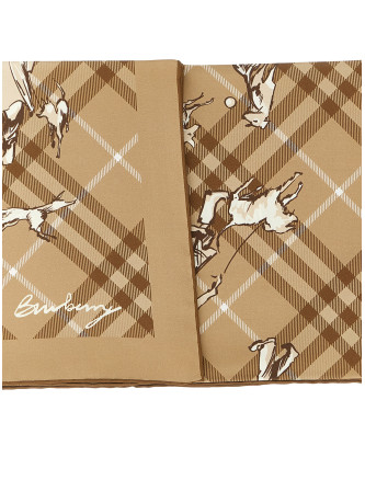 Шарф BURBERRY 'Check Mates' (8131637FINCHBEIGE) #