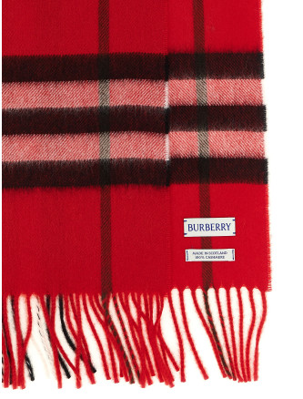 Шарф BURBERRY Check cashmere scarf (8112640POSTRED) #
