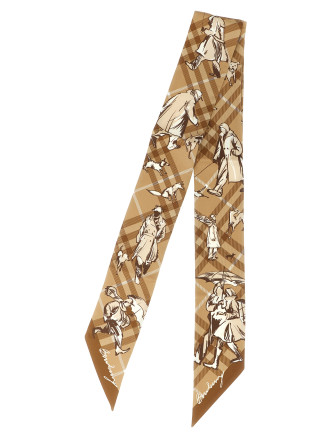 Шарф BURBERRY 'Check Mates' (8132053FINCHBEIGE) #