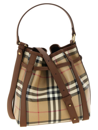 Сумка BURBERRY Check mini bucket bag (8128949ARCHIVEBEIGE) #