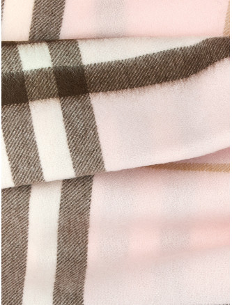 Шарф BURBERRY Check cashmere scarf (8113947BOWPINK) #