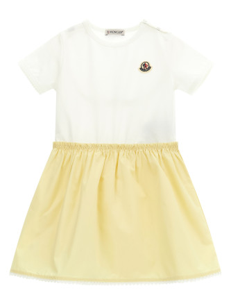 Платье MONCLER ENFANT Logo patch dress