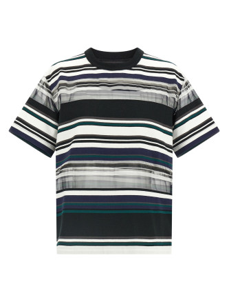 Футболка SACAI Organza insert t-shirt