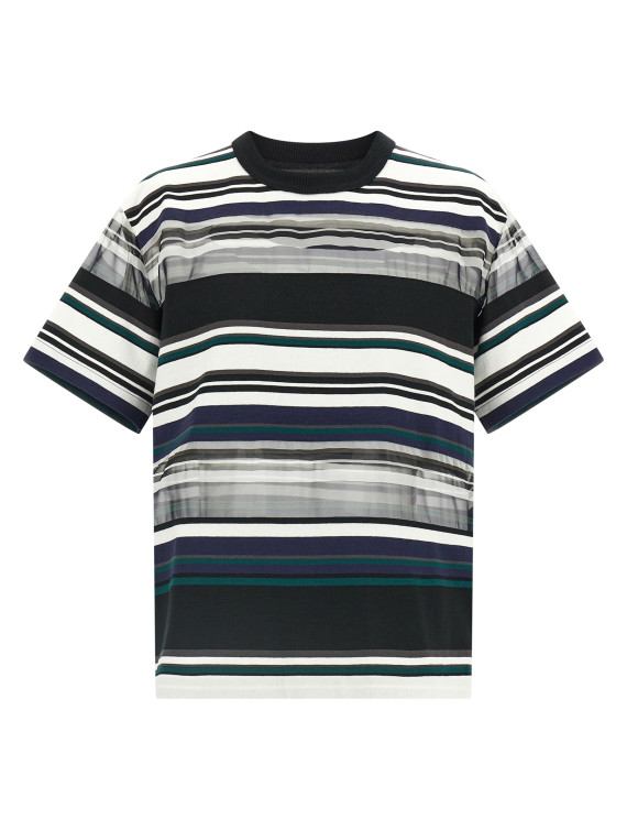 Футболка SACAI Organza insert t-shirt (2608548001) #1