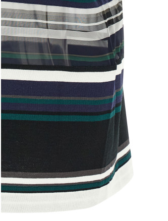 Футболка SACAI Organza insert t-shirt (2608548001) #