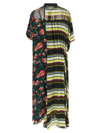 Платье миди SACAI 'Pattern Mix' (2608524020) #