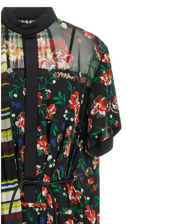 Платье миди SACAI 'Pattern Mix' (2608524020) #