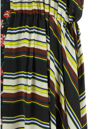 Платье миди SACAI 'Pattern Mix' (2608524020) #
