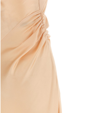 Платье миди VICTORIA BECKHAM 'Asymmetric Twist' (1226WDR007294BBLOSSOM) #