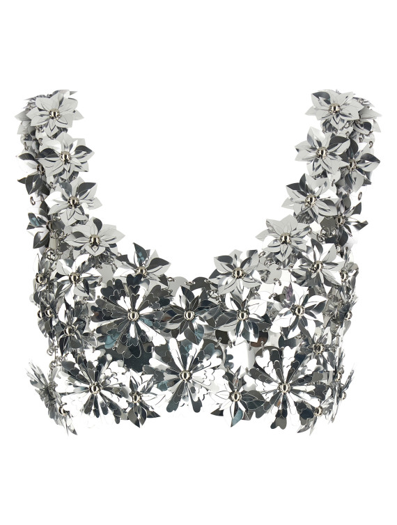 Вечерний топ PACO RABANNE Bralette top (26EITO243PS0129040) #1