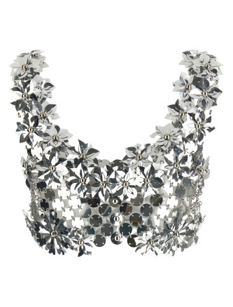 Вечерний топ PACO RABANNE Bralette top (26EITO243PS0129040) #