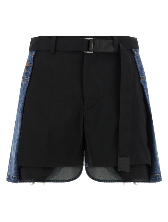 Шорты SACAI Wool insert shorts (2608435010) #1