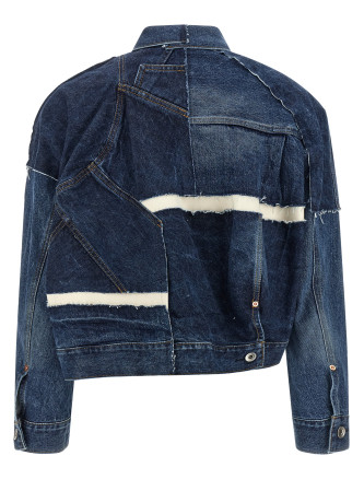 Куртка SACAI Patchwork denim jacket (2608464401) #