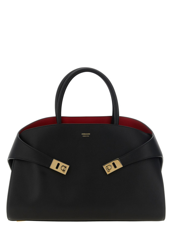 Сумка FERRAGAMO 'Hug M' (767651NEROFLAMERED) #1