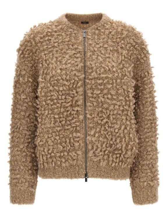 Куртка PESERICO Lurex bouclé bomber jacket (E99570F0309208946) #1