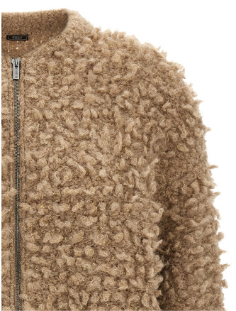Куртка PESERICO Lurex bouclé bomber jacket (E99570F0309208946) #