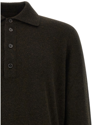Поло ZEGNA Wool and Cashmere polo shirt (UIB60A4132M99) #