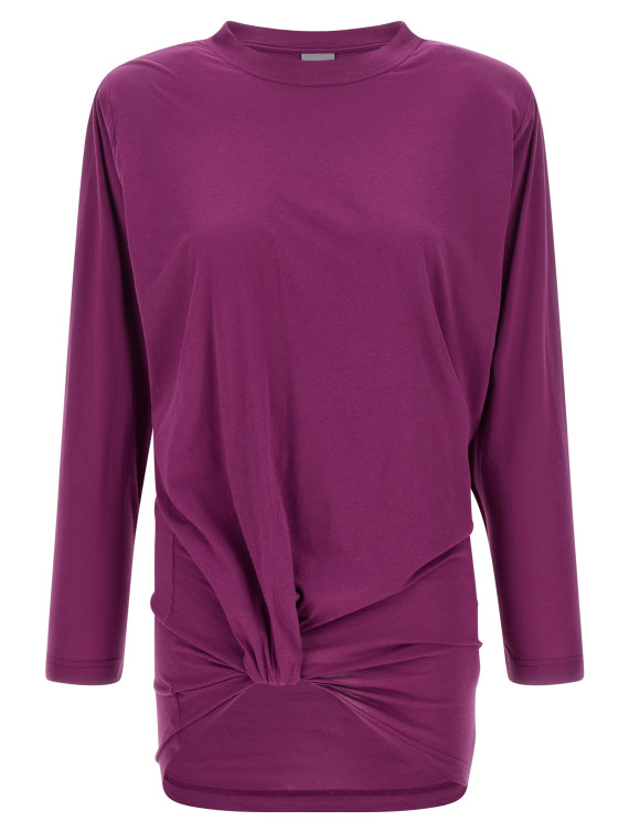 Футболка BALENCIAGA Pleated pattern t-shirt (A009D9TUVB25100) #1