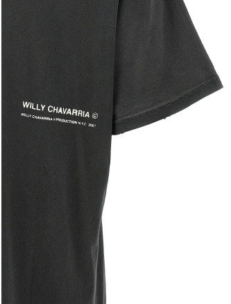 Футболка WILLY CHAVARRIA 'Keep Praying Bitches' (MUJTE018062N011) #