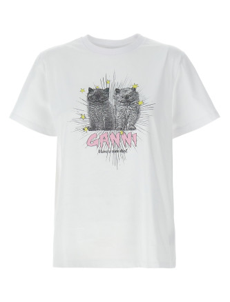 Футболка GANNI 'Kittens'