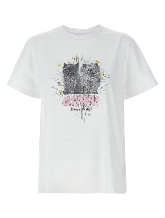 Футболка GANNI 'Kittens' (T4060151) #1