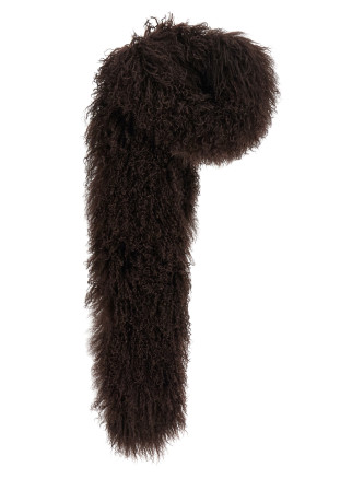 Шарф YVES SALOMON Mongolian sheepskin scarf (27W26WAA629XXAGMOA2197) #