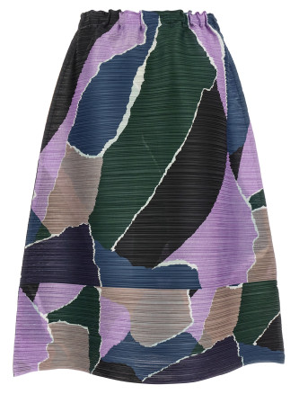 Юбка миди PLEATS PLEASE ISSEY MIYAKE 'Surprise!' (PP68JG69681) #