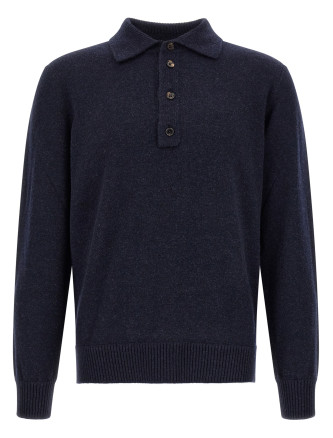 Поло ZEGNA Wool and cashmere polo shirt