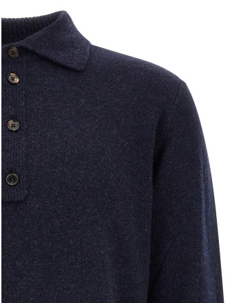 Поло ZEGNA Wool and cashmere polo shirt (UIB60A4132B99) #