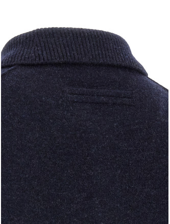 Поло ZEGNA Wool and cashmere polo shirt (UIB60A4132B99) #