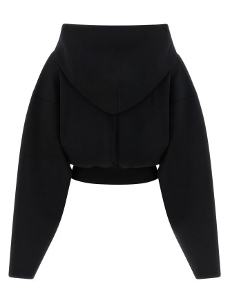 Худи RICK OWENS Cropped hoodie (RO02F5689KST09) #
