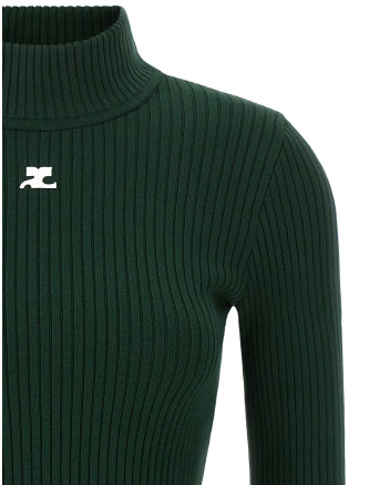 Свитер COURREGES 'Reedition Rib Knit' (PERMPU022FI00018081) #