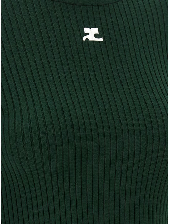 Свитер COURREGES 'Reedition Rib Knit' (PERMPU022FI00018081) #